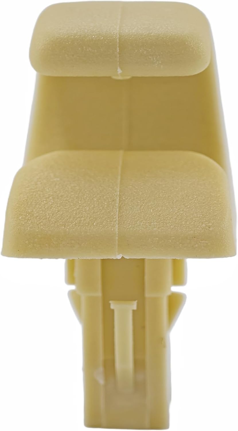 Sun Visor Bracket Clips Holder for Toyota Highlander 2001-2007, Corolla 2003-2008, RAV4 2003-2012, Sun Visor Retainer OE# 74348-33040 (Beige Color)