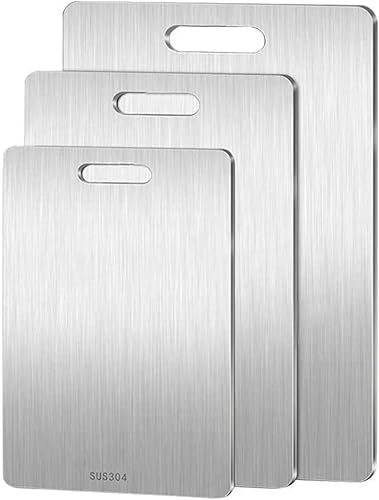 Miniatura 4 de Stainless Steel Panel And Chopping Board Kitchen Household Thickened Double Sided Block Kneading Dough(39x28cm)
