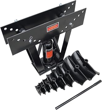 16 T Manual Operation Hydraulic Pipe Tube Bender Bending Machine Portable 8 Dies for Galvanized Pipes Welded Pipes and Seamless Steel Pipes