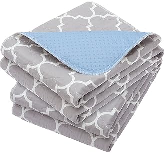 OUTCREATOR 2Pack Bed Pads for Incontinence Mattress Protector Anti-Slip Waterproof Pads (36" x 34") for Toddlers Kids Adults Pets Pee Pads and Machine Washable Absorbency and Leak Proof Edge