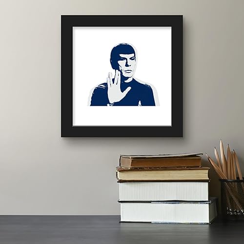 Miniatura 4 de Trends International Gallery Pops Star Trek Spock Vulcan Salute - Póster de pared con retrato estilizado, 12.00 x 12.00 pulgadas, versión de marco