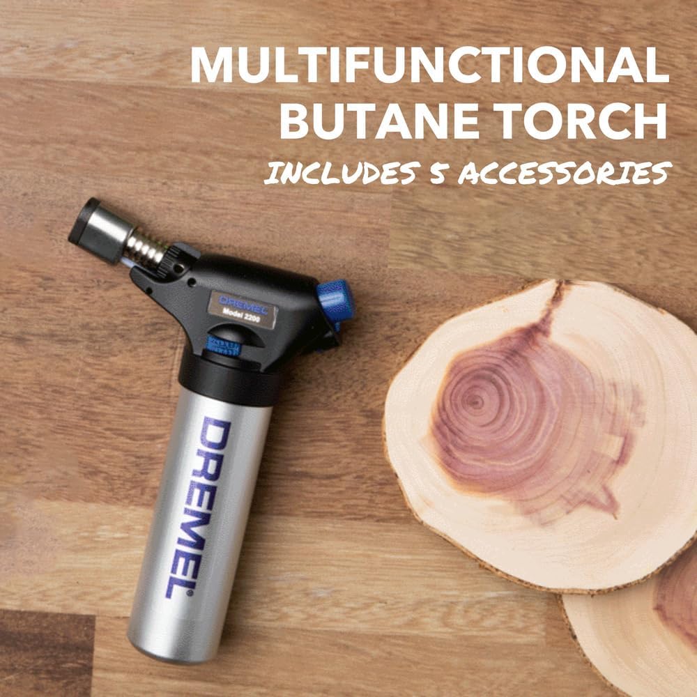 Dremel VersaFlame Multi-Function Butane Torch - Ideal for Hobbyist and Professional Uses in Soldering, Welding, and Heat Blowing (2200-5)