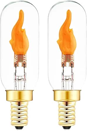 SHUWDKAR E12 Flickering Flame Bulb, Flickering Light Bulbs LED ...