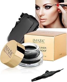 COSLUXE IMAGIC Gel Eyeliner, Long Lasting Waterproof Matte Eyeliner Cream Gel, High-Intensity Pigments Smudge-Proof Eye Li... Price In India