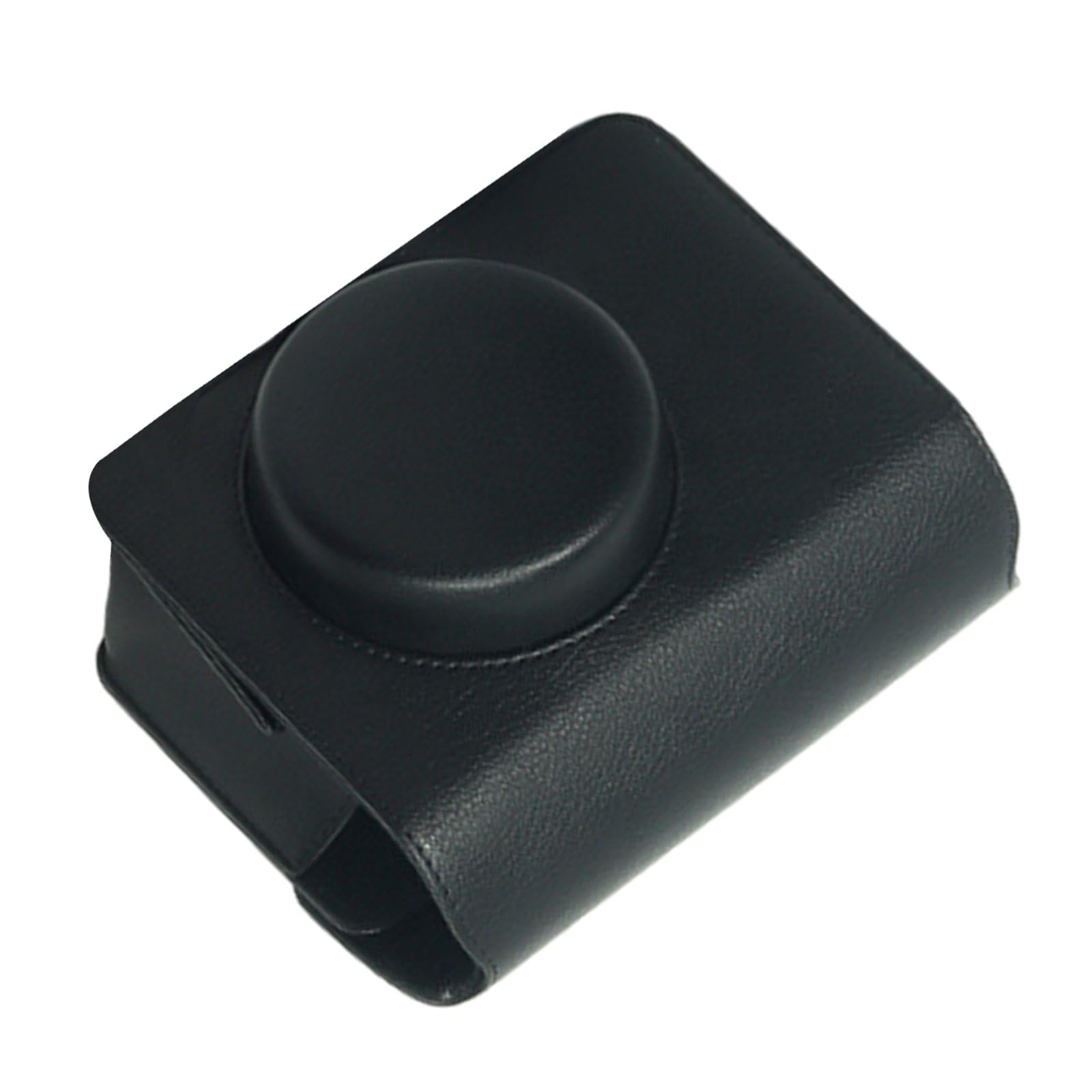Custodia per fotocamera in pelle PU morbida custodia in silicone per Wide400 borsa con tracolla supporto alla moda, Nero