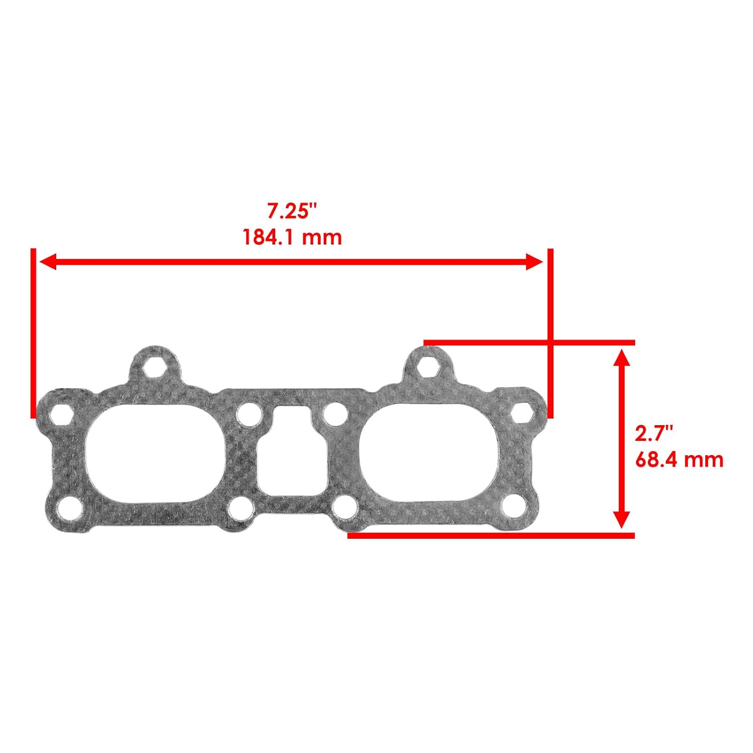 Powersports Gasket ATV UTV Motorcycle Scooter Exhaust Muffler Head Pipe Manifold Gasket for Polaris General XP 1000 2016-2021 Mod-G-T54-6318