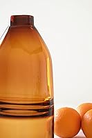 Vista 6 de Signature Design by Ashley Lemmitt - Jarrón moderno de cristal, marrón oscuro y beige