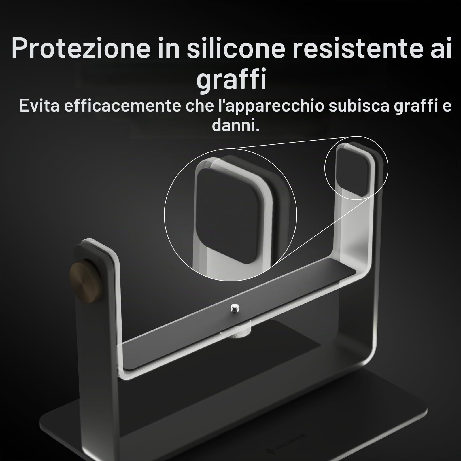 Supporto cardanico da tavolo Valerion Regolazione dell'angolo orizzontale e verticale a 360°, progettato per la serie VisionMaster