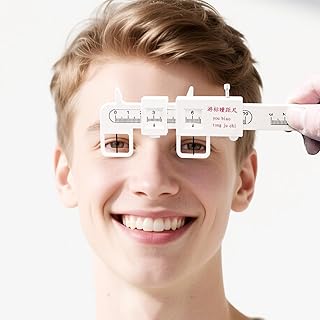 Measure Optical Vernier PD Ruler Plastic PD Ruler for Eyeglasses pupillary Distance Ruler Ophthalmic Pupil Distance Measuring Tool (1 Pack)