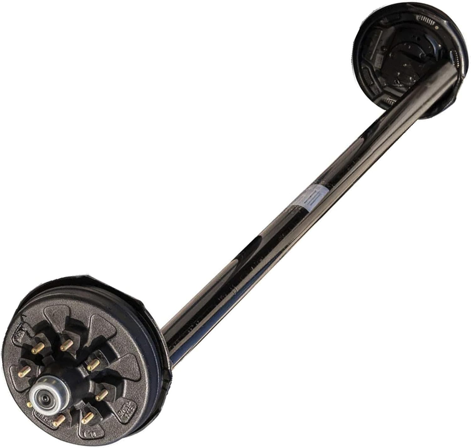7k TK Trailer Axle - 7000 lb Electric Brake 8 Lug - (4" Drop), 85/00 (Loose Spring Seats) 1/2" Stud / 8x6.5 Bolt Pattern