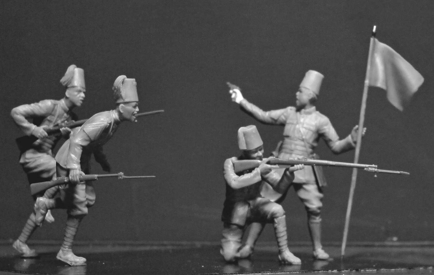 Icm 35567Ã‚ -Ã‚ Model Kit Eritrean Battalions Of The Italian Army 1939Ã‚ -Ã‚ 1940Ã‚ 4Ã‚ Figures By Icm