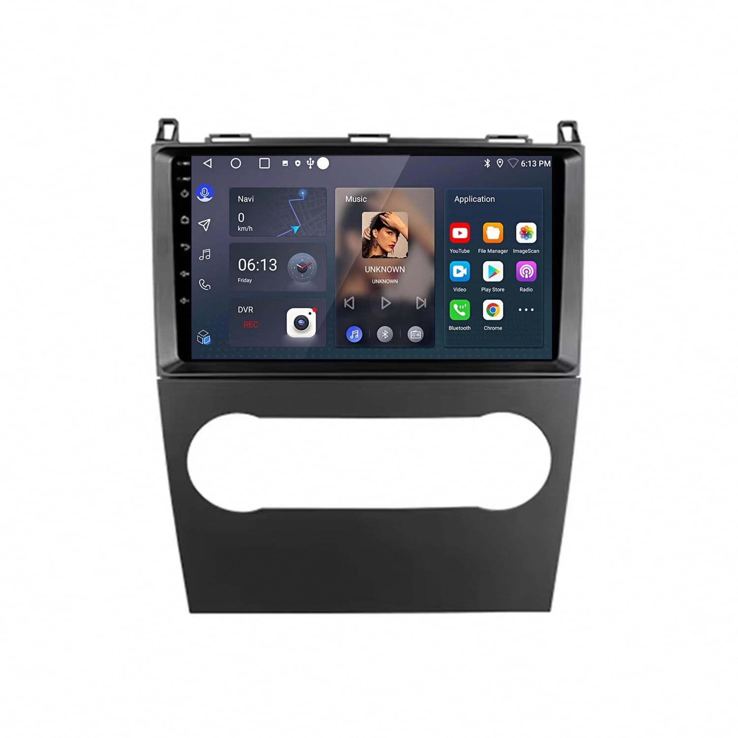 Pantalla Carplay coche inalámbrica Mercedes-Benz A-Class W169 con Android Auto y Bluetooth 8