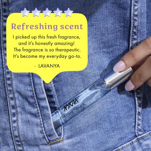 Image of Nykaa Love Struck Stolen Glance EDP 16ml | Floral Woody Perfume for Women | Peony, Sandalwood Soft Elegant Fragrance | Long-Lasting Day to Night Scent | Best Romantic Feminine Perfume | Travel Friendly