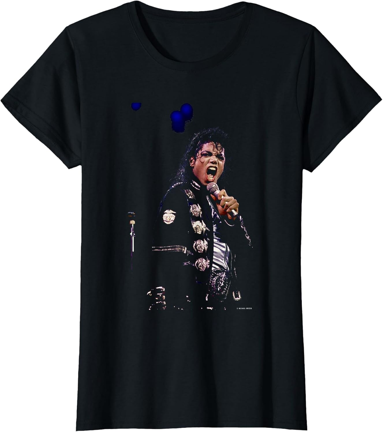 Michael Jackson Live California Bad Tour by Michael Grecco T-Shirt