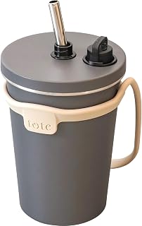 和平フレイズ ストロー付 タンブラー 320ml チャコール 2WAY 真空断熱 保温 保冷 toto 持ち運びに便利 トート RH-1843