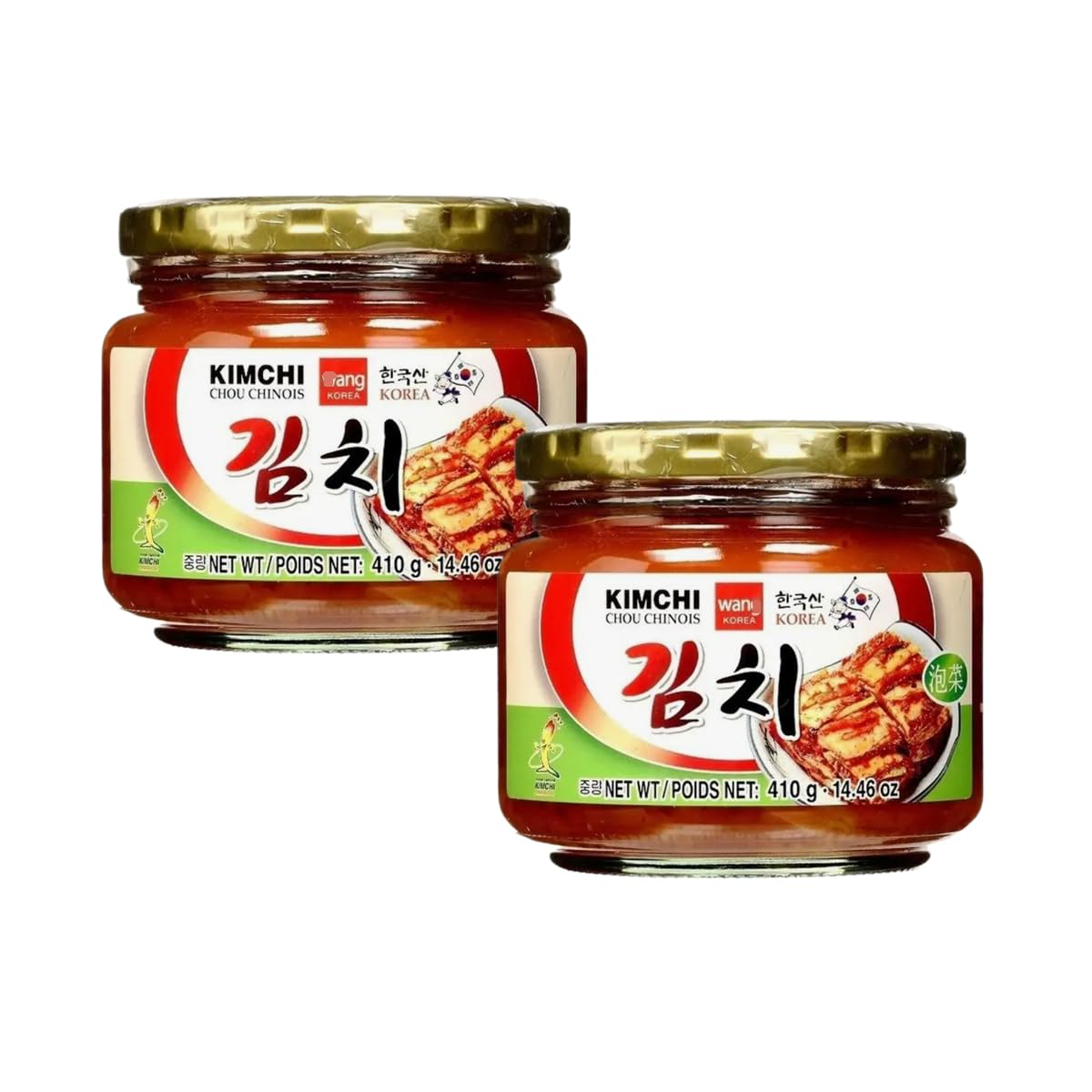 YIJIA | Kimchi Coreano Conservado Botella 410g – Una Delicia Fermentada Vegana y sin Gluten (1 Botella) — view 7