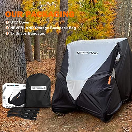 Neverland Utv Cover Waterproof 420D Heavy Duty 2-3 Seater/4-6 Seater Side By Side Ranger Cover For Polaris Rzr Xp Yamaha Yxz Can-Am Kawasaki #TOP6