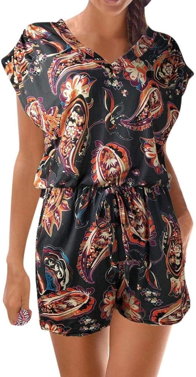 BOLAWOO77 Jumpsuit Damen Sommer Gemütlich Mode Sleeveless Romper