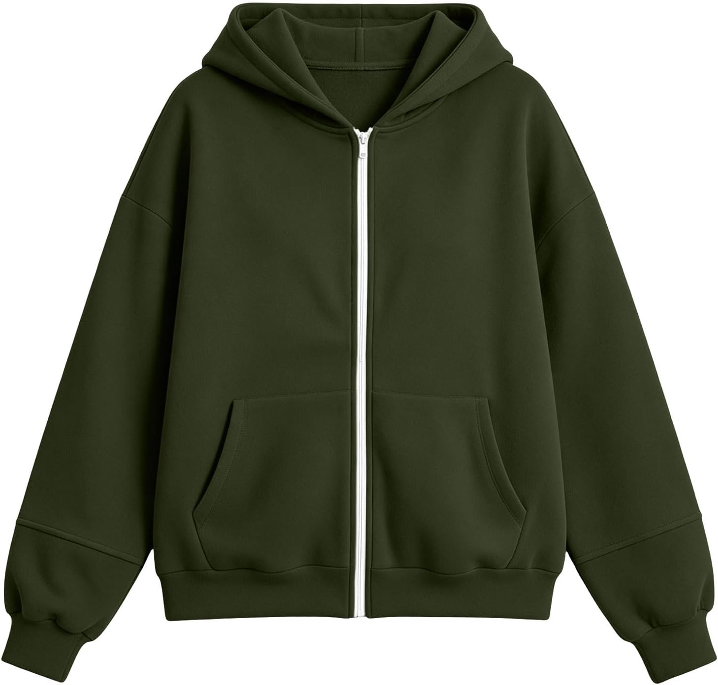 Girls Boys Full Zip Hoodie Classic Fleece Sweatshirt Jacket Outerwear