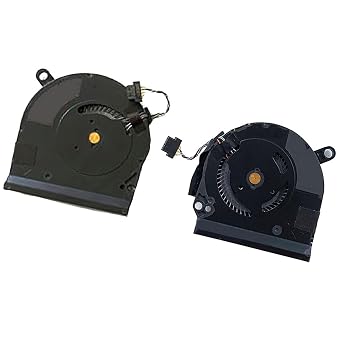 ND55C03-16L05 UMA-R + ND55C03-16L04 UMA-L CPU + GPU Cooling Fan Replacement for HP Envy 13-AD 13-AB 13-AS 13-AS104TX TPN-I127 TPN-I128 TPN-I129 Integrated Graphic Series Laptop 5V 0.5A 4PIN