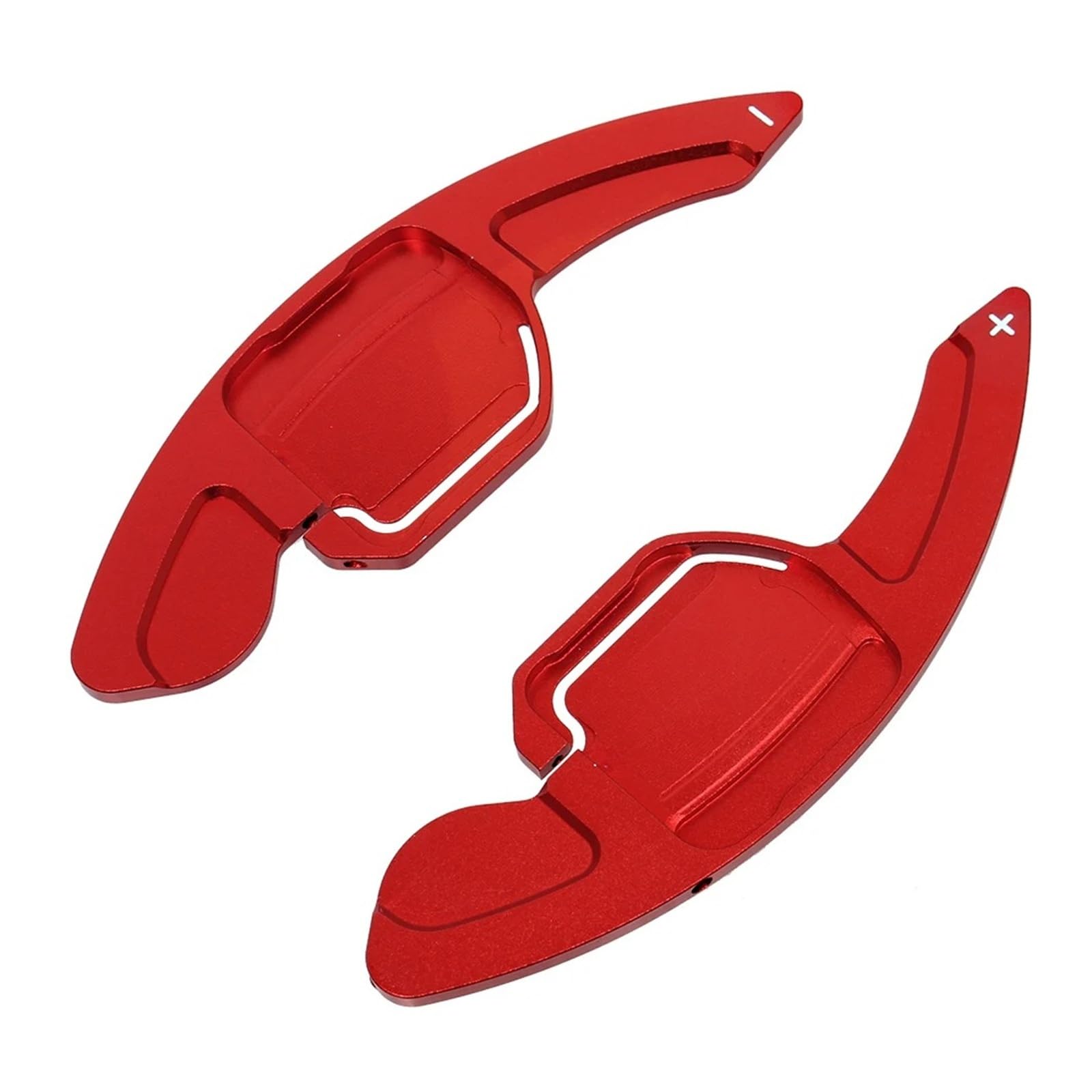 Xxiucj Car Paddle Shifter Extensions for A3 for S3 for A4 for S4 for B8 for A5 for S5 for A6 for S6 for A8 for Q5 for Q7 for TT Car Wheel Shift Paddles Shifters(Red)