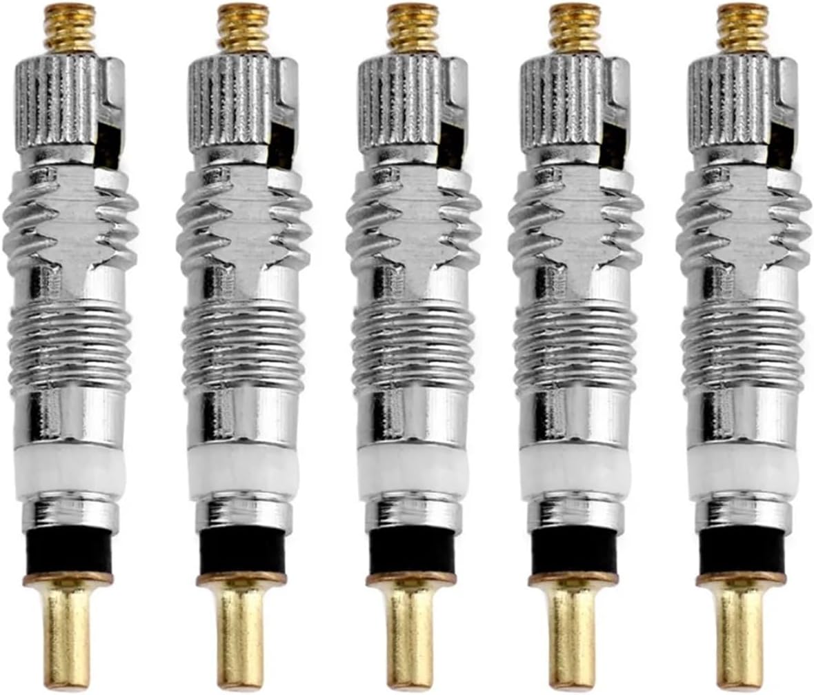 Valve Stems Detachable Bicycle Valve Core Replacement Brass Road Bike Tire Tubes Service Parts Repair Tools for Car Truck SUV Motorcycle Bike(100Pcs)