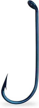 Mustad Classic Turned Down Ball Eye Hollow Point Virginia Hook Pack of 100