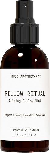 Miniatura 22 de Muse Apothecary Pillow Ritual - Rocío aromático, calmante y relajante para almohada, spray para ropa de cama y telas - Infundido con aceites