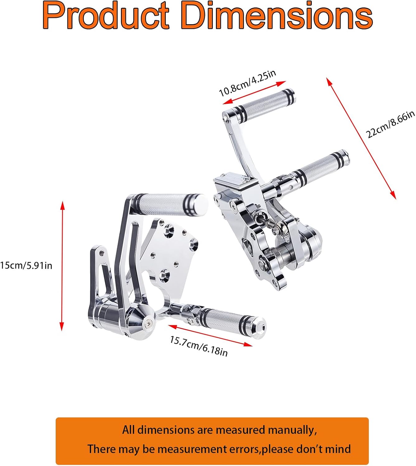 Billet Aluminum Chrome Forward Control Kits Compatible For Harley Softail FATBOY FXST FLST 2007-2017