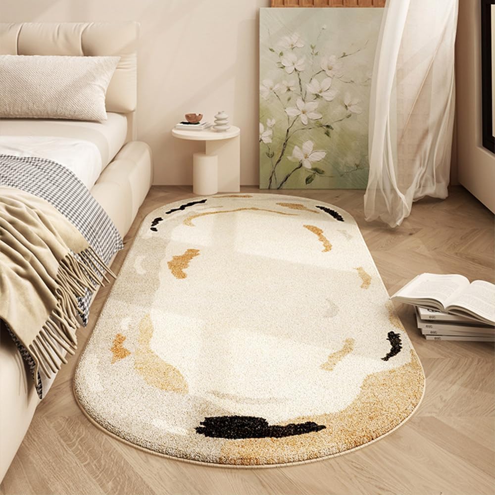 Autumn Winter Atmosphere Bedroom Carpet Bedside Soft Carpets High End Simple Warm Living Room Large Area Rug,E,200X300cm