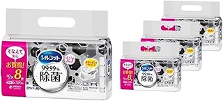 シルコット 99.99%除菌 ウェットティッシュ詰替(40枚×8P)×4袋 日用品 手拭き 外出時 お出かけ時 食事前