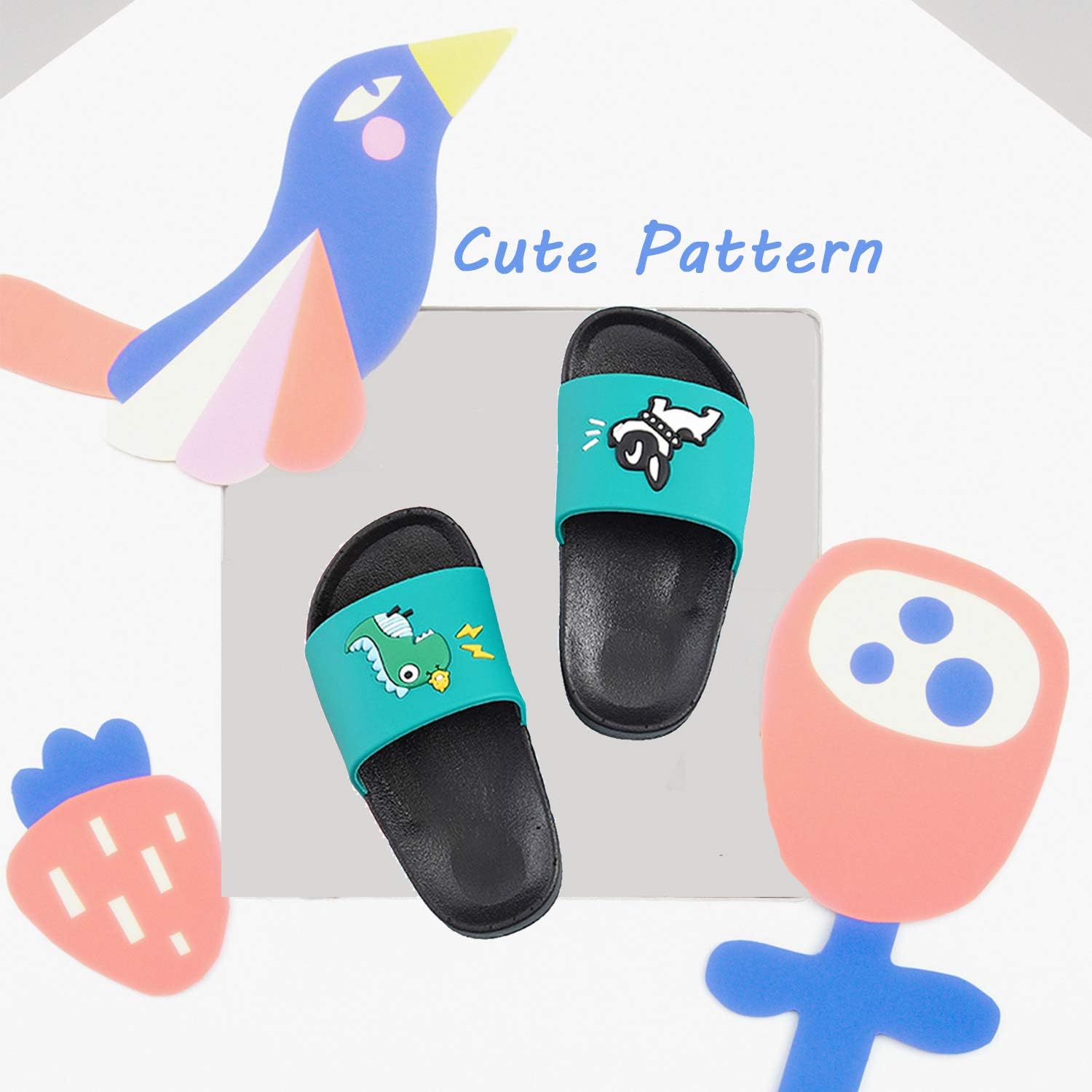 Miniatura 5 de JACKSHIBO Sandalias para niños y niñas sandalias para interiores y exteriores sandalias de agua de playa