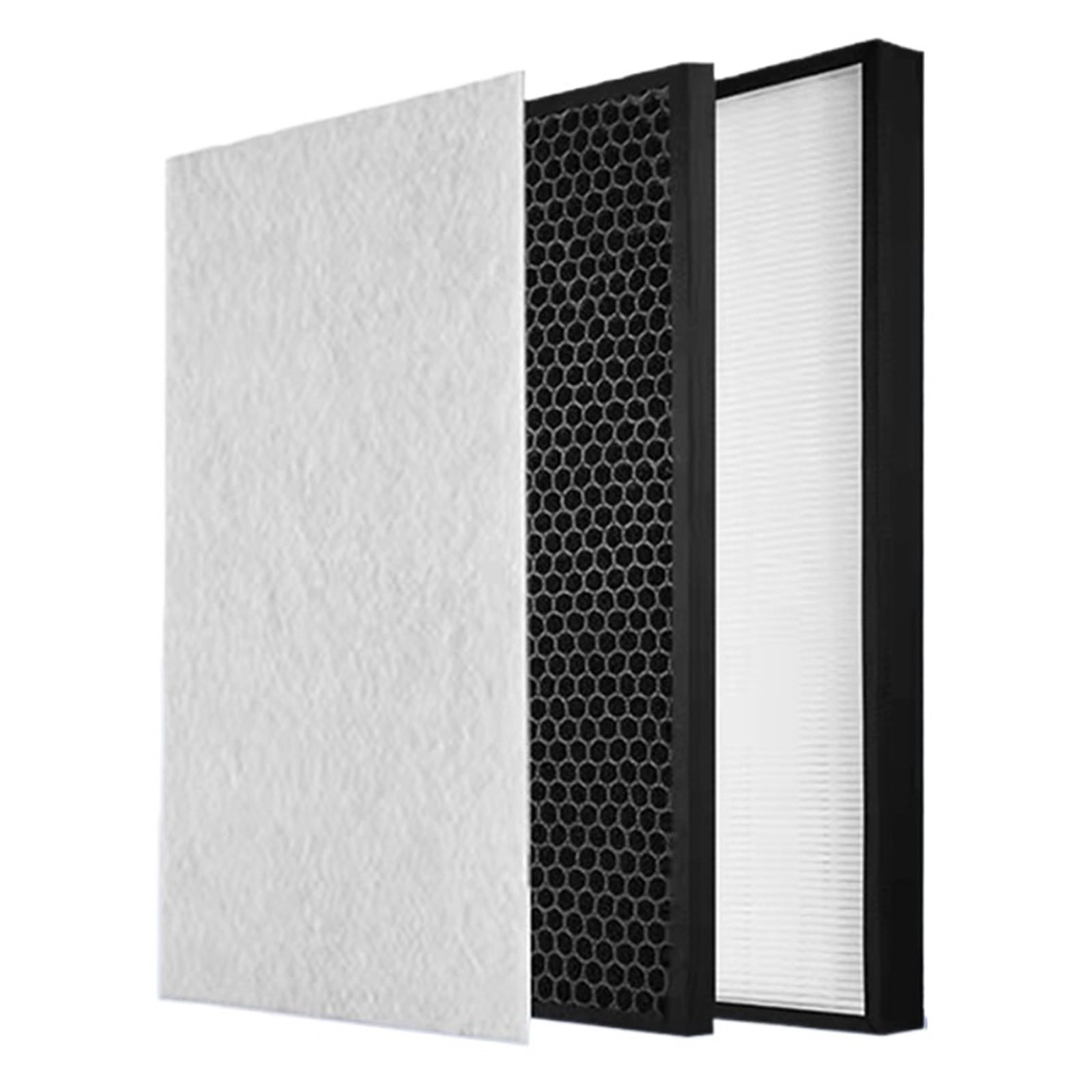 Jxhoengpo 1Set Activated Carbon Deodorizing Filter, Compatible With Sharp, For Air Purifier Ua-Hd60e-L Ua-Hg60e-L True Hepa Filter Uz-Hd6hf Uz-Hd6df(1Set)