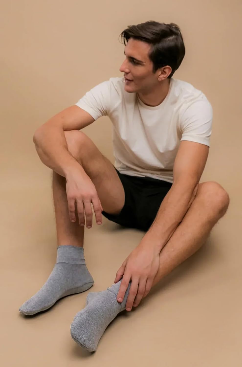 Cottonique Latex-Free Adult Booties made from 100% Organic Cotton (2 pairs/pack)