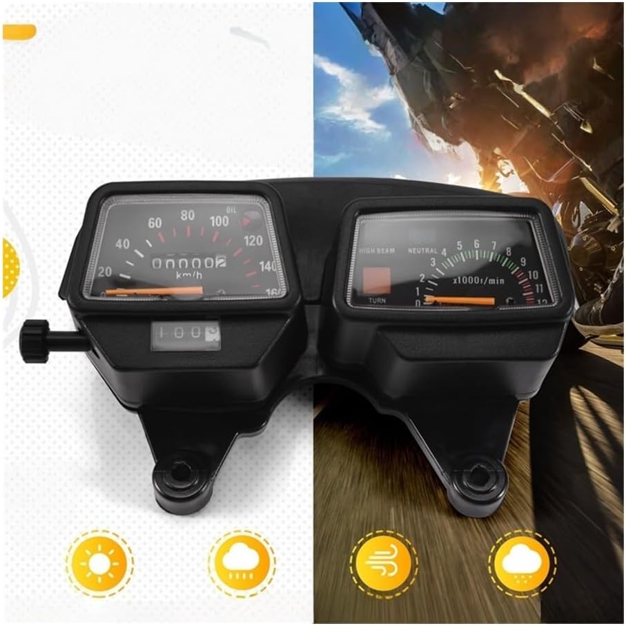 Motorcycle Speedometer Gauge Motorcycle Gauges Cluster Tachometer Tachometer for DT125 DT125R Tachometer DT 125 125R Instrument Panel