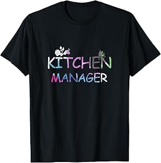 School Cafeteria Lunch Lady Kitchen Manager T-Shirt