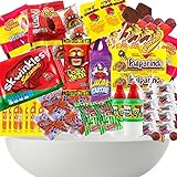 Mexican Candy Box Premium Selection Mix Assortment Snack Dulces Mexicanos Best Sellers Spicy Bulk Includes Lucas Pelon Pulparindo Rellerindo Paletas Vero Miguelito Valentina PicaFresa