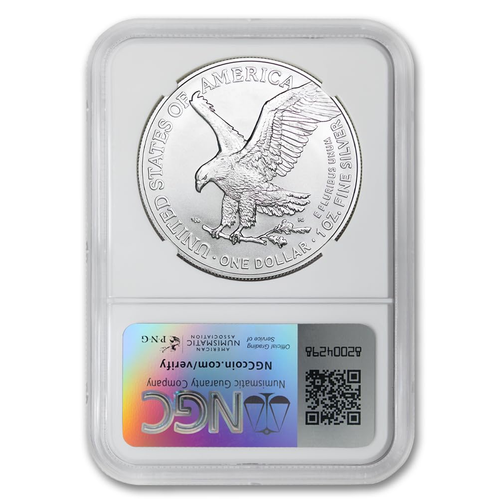 2024 1 oz American Silver Eagle Coin MS-70 (Early Releases) $1 NGC MS70