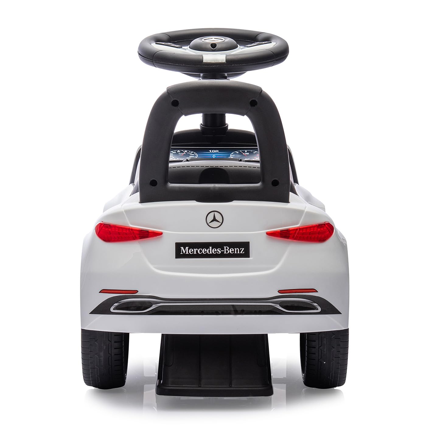 JAMARA 464030 Toboggan Mercedes-Benz Classe C – Voiture Glissante, véhicule pour Enfant intérieur et extérieur, Jouet de Voiture, Cadeau pour Enfants, Protection Anti-basculement, Coffre, klaxon