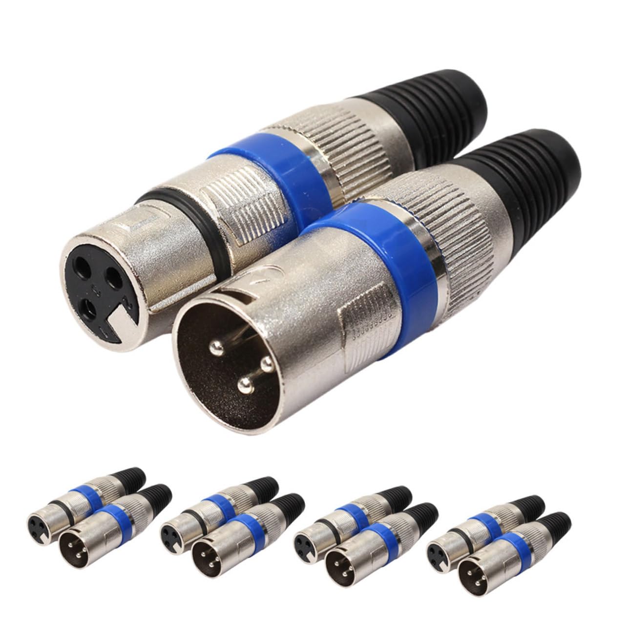 Adaptateur microphone et connecteur audio XLR 10 pièces HEMOTON - 8