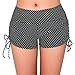 UNOW Women's Sporty Adjustable Boy Leg Wide Waistband Fully Lined Bikini Bottom Beach Briefs Tankinis Board Shorts