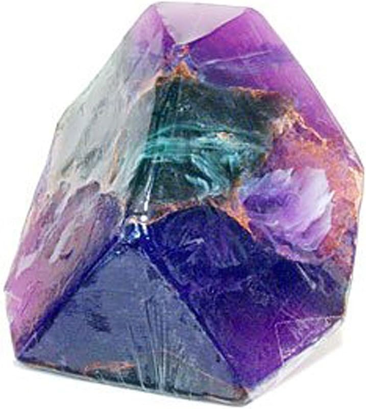 Sabonete em formato de pedra T.S. Pink Azurite Malachite sem fragrância, 170 g