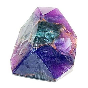 TS Pink Azurite Malachite Fragrance-Free - Soap that looks like a Rock  6 oz. Gem Rocks Birthstone Jabon Gemstone