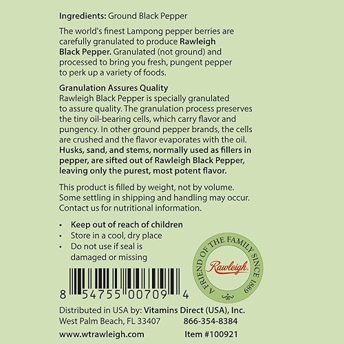 Miniatura 2 de Rawleigh's - Condimento de pimienta negra granulado - 7.5fl oz
