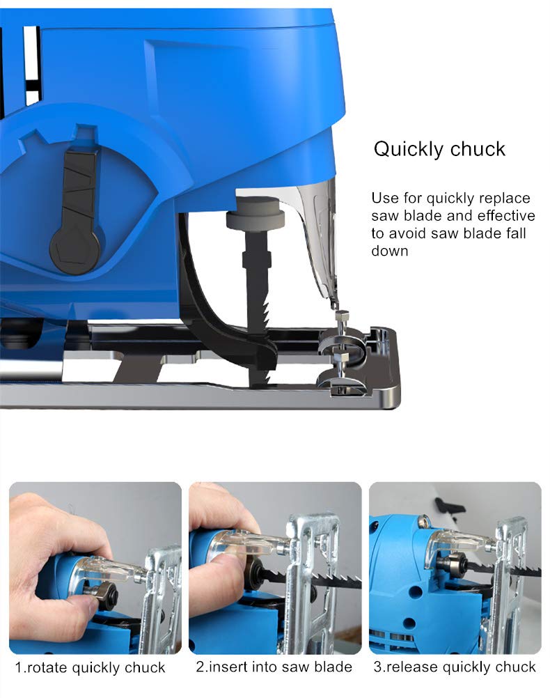 TOPCHANCES 500W Electric Mini Cutting Machine Woodworking Cutter