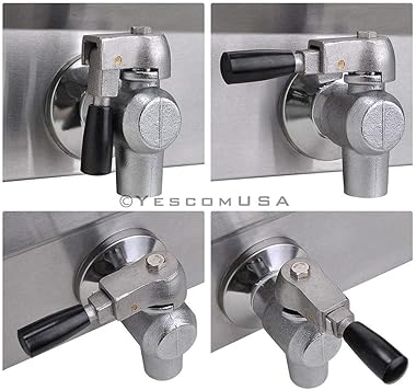 Heavy Duty Stainless Steel Commercial Deep Fryer Dual Tank 23.4L 3000W For Cooking French Fries Onion Rings Egg Rolls Fried C