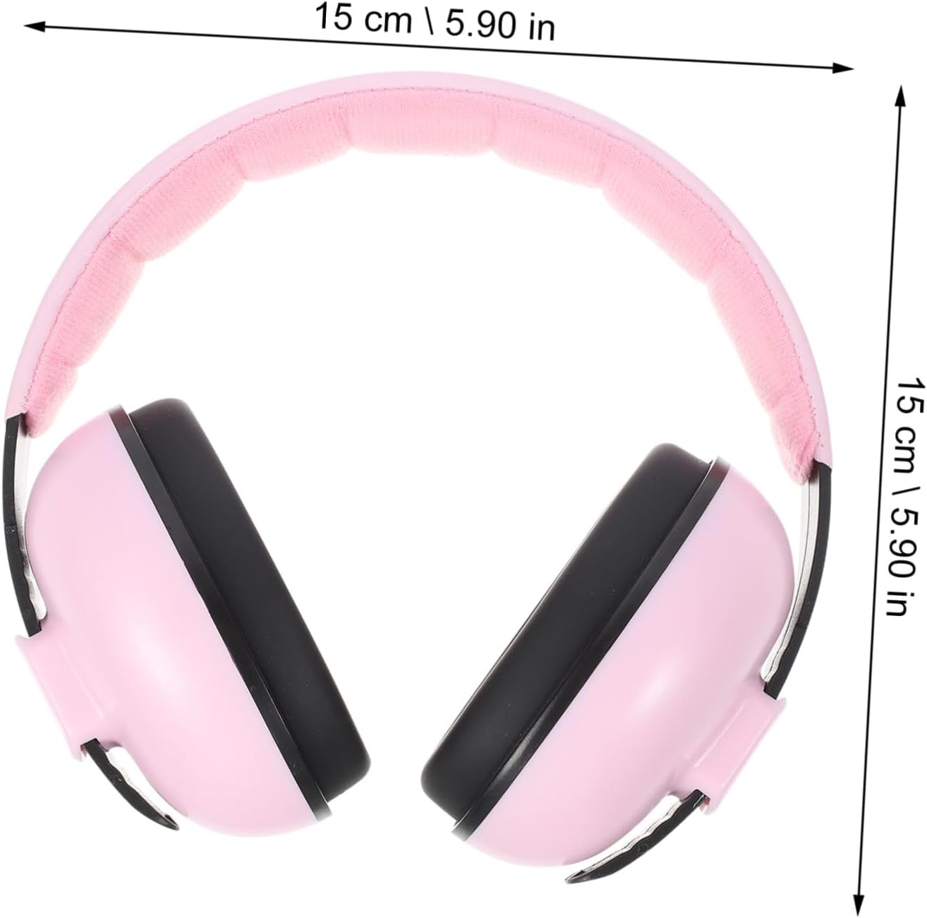 Hearing Protection Earmuffs for Infants, Noise Blocking Hearing Protector with Adjustable Headband for Sleep and Safety