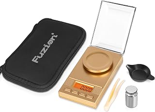 Fuzion Digital Milligram Scale 50g/0.001g, Powder Scale 6-in-1 Kit
