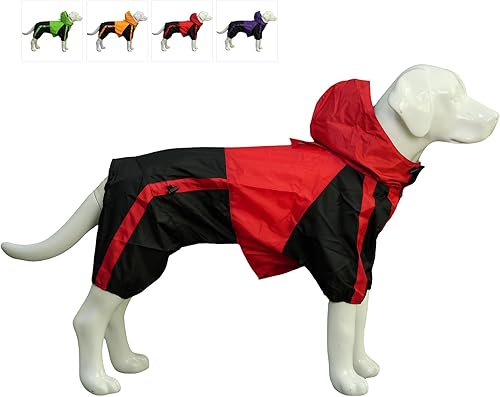 Miniatura 8 de Ropa para mascotas, ropa para perro, ropa para lluvia, nieve, impermeables, cuatro patas, impermeable para perros pequeños, medianos, grandes,