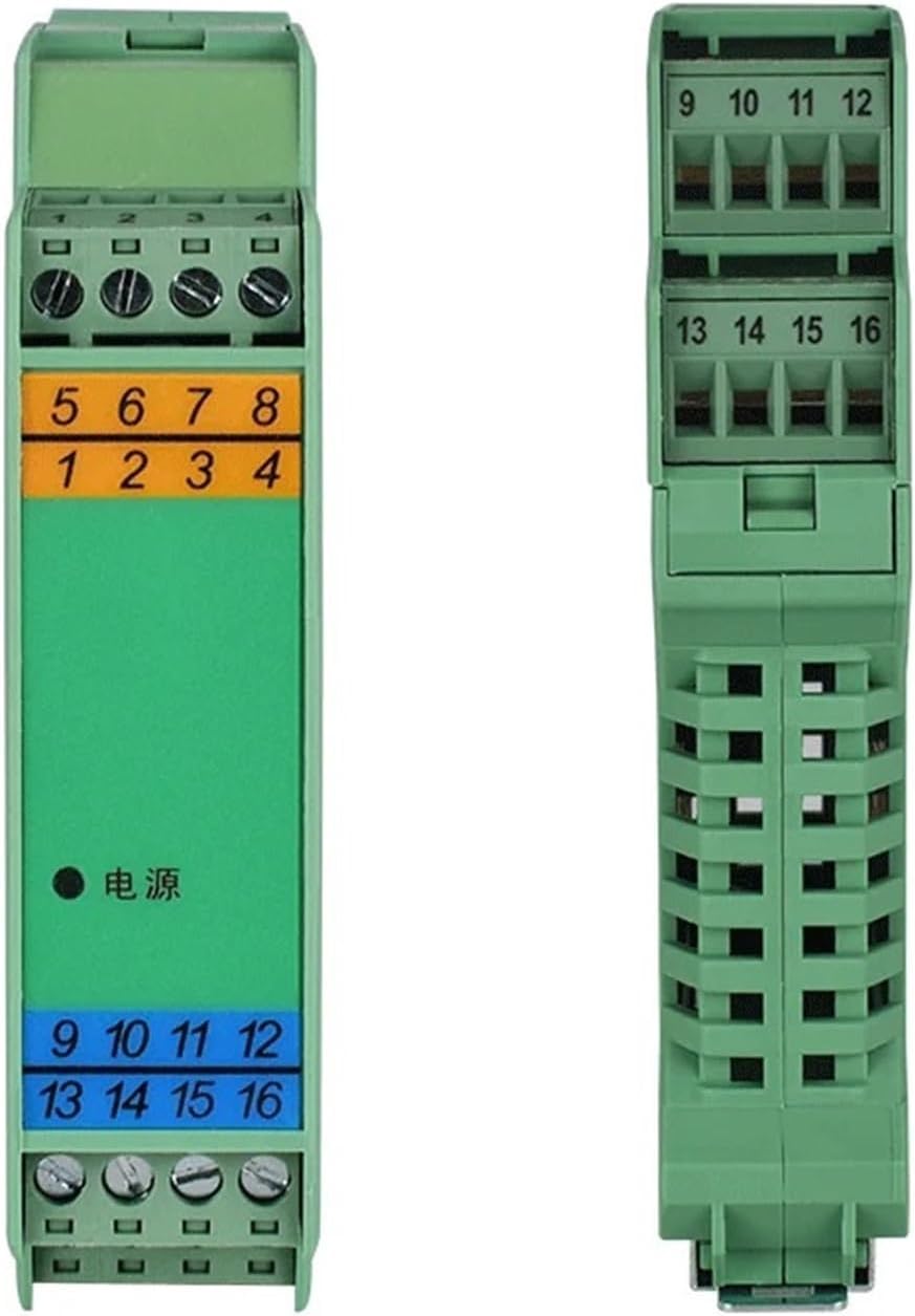 1/2 Input 2 Output 0-10V Analog DC Signal Isolation Transmitter Current Voltage Sensor 0-10V Signal Isolator(1 in 2 Out)